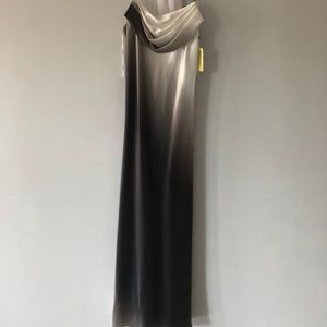 Jump Dress Gown Black Silver Wht Womans 11/12